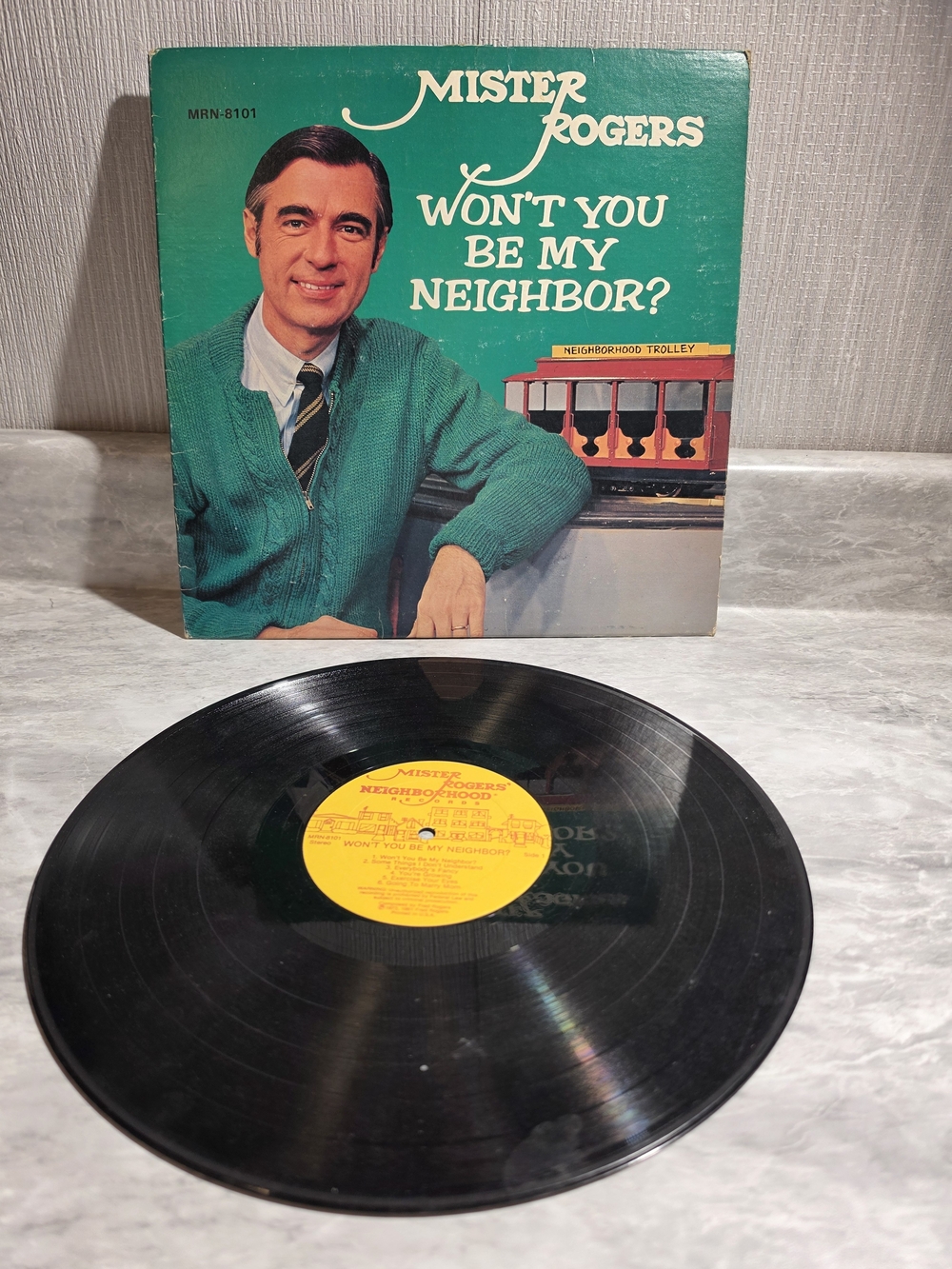 Mister Rogers "Won't You Be My Neighbor?" Vinyl LP - Green Cover